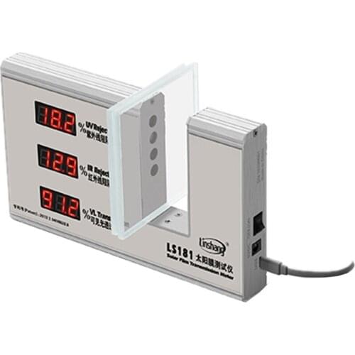 LS181 Desktop Type Solar Film Tester Insulation Automobile Explosion-proof Three Display Detection Instrument