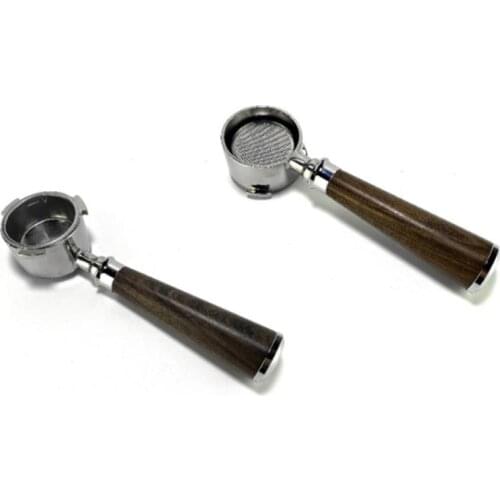 Bottomless Portafilter Professional Espresso Coffee Machine Wood Handle Filter Basket Included 51MM Coffee Cups Universal