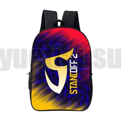 3D Shooting War Game Standoff 2 Backpacks for School Teenagers Children Anime Book Bag Boys Girls High Quality Mochila Travelbag