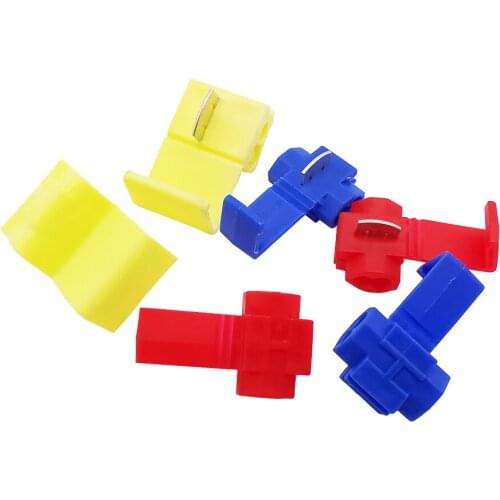 Scotch Lock Insulated Electrical Cable Wire Crimp Connector Quick Splice Without Breaking Line Clamp Cold Pressed Terminal