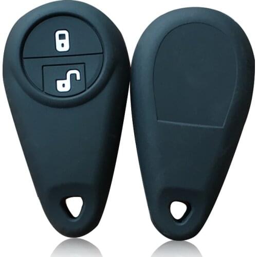Silica Gel Remote Control Car Key Cover Case FOB For Subaru B9 Tribeca Forester Impreza Key Holder Case For Keychain Alarm