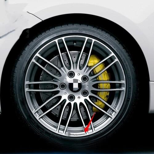 4x Car Styling Automobile Wheel Rims Hubs Steel Stickers for M Performance S1000RR F750GS F800GS R1200GS K1200R K1300R R1200RT