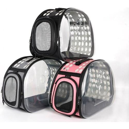 Pet Bag Cat Backpack Window Carrier Bag Goods For Cats Breathable Sac Chat Portable Pet Transport Washable Ladder For Dogs