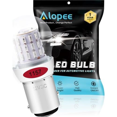 12-15V DC Super Bright Red 1157 2057 2357 7528 BAY15D 39 SMD LED Bulbs Replacement for Halogen lamp Tail Brake Lights Stop Light