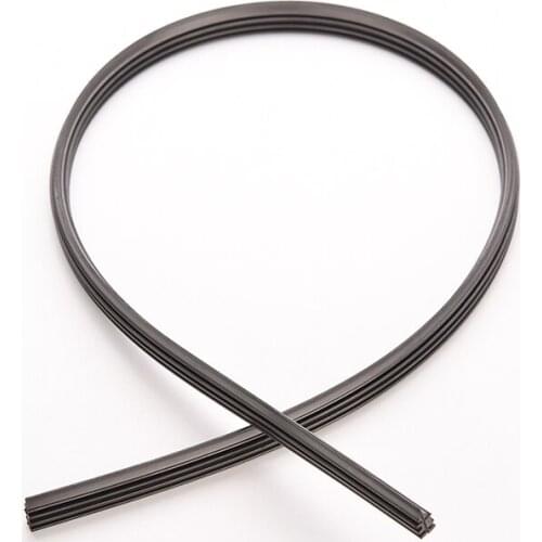 Universal Bracketless Frameless Windshield Wiper Wash Blade Refill Replacement 1pair=1pc Split 2pcs 28'' 26'' 24''car Bus Rubber