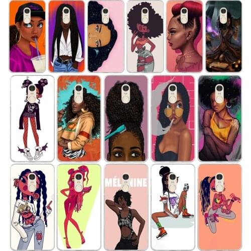 10AA Black Girl Magic Melanin Poppin gift Soft Silicone Tpu Cover phone Case for Xiaomi Redmi 4A 4x Note 4 4x case