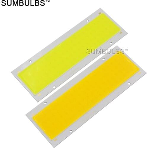 140x50MM 16W 20W LED Light COB Strip Lamp 12V DC Super Bright Rectangle Bulb Warm Natural Cold White DIY 12V Lights