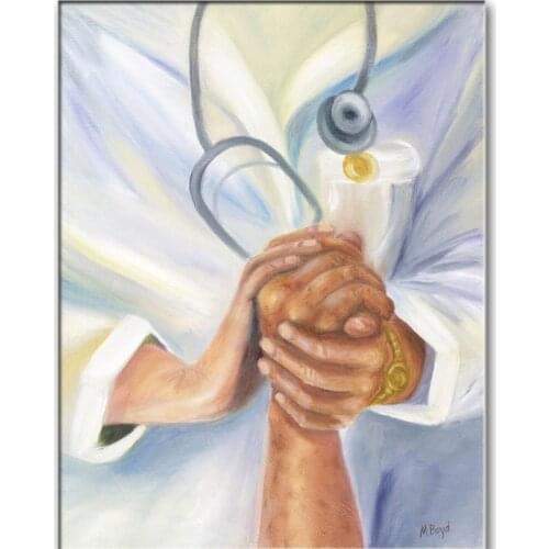 Diamond painting Rhinestones kindness Doctor guard Full Square round cross stitch 5d Diamond Embroidery Kits Wall StickerZP-3971