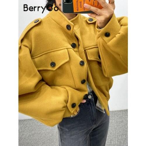 BerryGo Women's Short Jackets