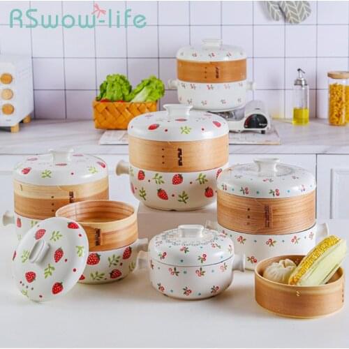 Cute Casserole Increase Capacity Stew Pot Steamer Pot Ceramic Pot Gas Cooker Stock Pot Stone Pot For Ceramic Cookware