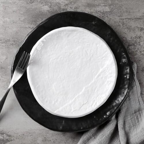 Ceramic Creative Stone Texture Western Dinner Plates Household Serving Sushi plate Daily Tableware Japanese Style Dinnerware