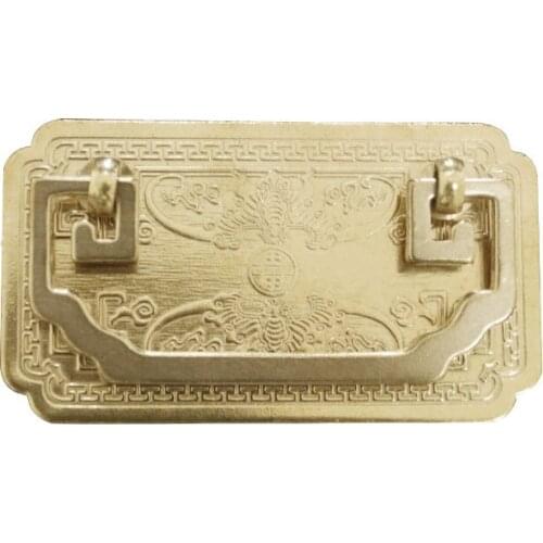 Chinese antique simple drawer knob furniture hardware wardrobe cabinet shoe door handle closet cone pull