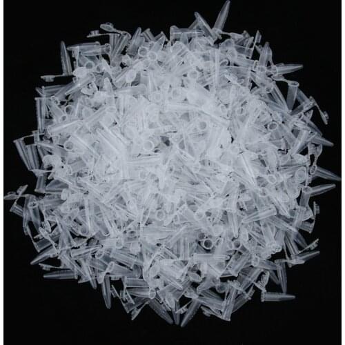 1000 Pieces Laboratory Graduate 0.5 Ml Microcentrifuge Test Tube Vial