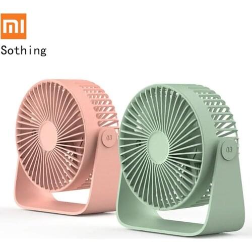 Xiaomi Mini USB Fan Sothing Desktop Quite Cooling Fan 360 Rotation USB Air Fan for Office Home Bedroom