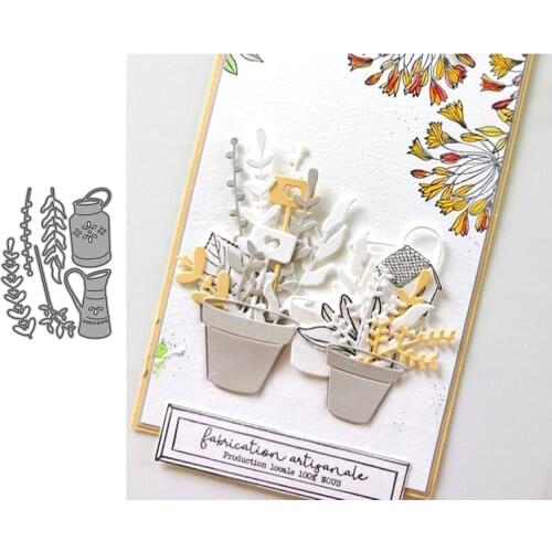 2021 New Plant Cutting Dies Stamps Dies Scrapbooking Mold Cut Childrens Handmade Tools DIY Craft Decoration Metal Cutting Dies
