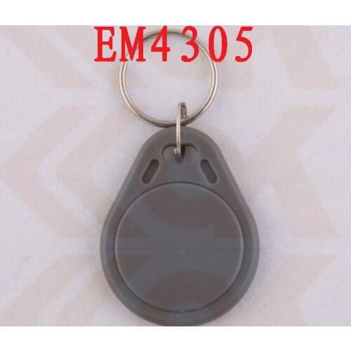 Wholesale 3000pcs/lot EM4305 125KHz id tag key fobs wholesale id card keychain