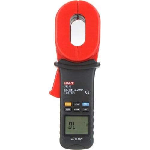Professional UNI-T UT275 Auto Range Clamp Earth Ground Resistance Testers w/ 0~30A Leakage Current Test 0.01-1000ohm