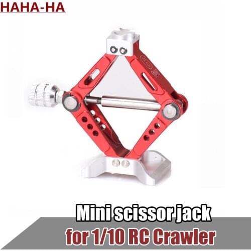 RC Adjustable Metal Mini Scissor Jack Tool Decoration for 1/10 RC Crawler Car Axial SCX10 Traxxas TRX4 Tamiya CC01 D90 TF2