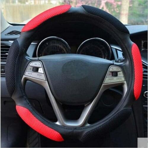 Rete 38cm Universal Car Steering Wheel Cover antislip patchwork design fashion