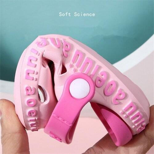 Kids Summer Beach Shoes Boy Girls Sandals Cute Dinosaur Cave Garden Shoes Children Non-slip Slippers Baby Toddler Shoes