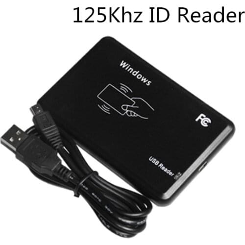 RFID Reader USB Port EM4100 TK4100 125khz ID Contactless Sensitivity Smart Card Support Window System/Linux