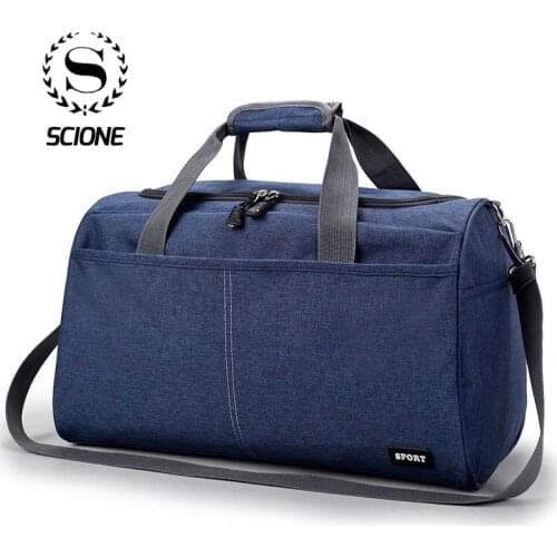 Scione Oxford Travel Shoulder Bags Laptop Cloth Luggage Crossbody Bags For Men Women Waterproof Multifunction Large Handbag