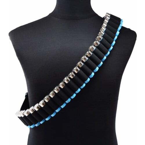 Tactical Military 29 Rounds Cartridge Shell Shoulder Belt Strap Gun Accessories Ammo Holder Outdoor Hunting Airsoft Bullet Belts