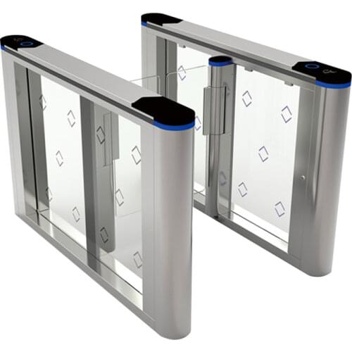 New pedestrian speed gate office building swing gate gymnasium wing Gate real name three roll brakebarrier pole