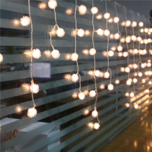 1.5*0.5 Curtain Icicle String Led Light Edelweiss String Strip Fairy Lights Luminaria navidad Wedding Decoration Xmas Party Home