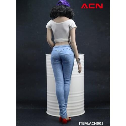 1/6 Scale Female Figure Jeans Tight Pants Accessory for 12 Inches Action Figure Dolls Body DIY Accessories ACN003