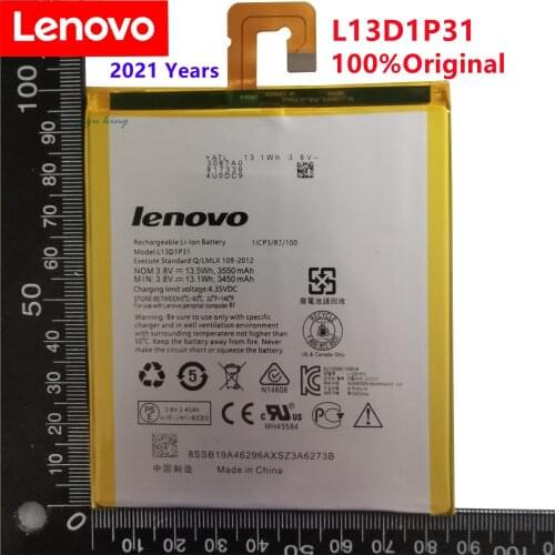 100% original For Lenovo Pad A3500 S5000 Battery S5000-H 3550mAh tab 2 A7 A7-30 A7-10F A7-20F tab3 7 TB3 710i 710F L13D1P31