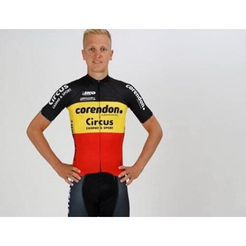 2019 CORENDON-CIRCUS TEAM Belgium Skinsuit Bodysuit Summer Cycling Jersey Bike Bicycle Clothing MTB Maillot Ropa Ciclismo
