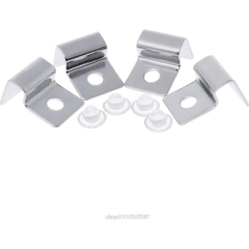 4Pcs Stainless Steel Aquarium Fish Tank Fixed Cover Clip Filter Barrel Holder Jy20 21 Dropship