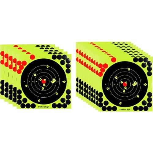5/10pcs Splatter Target Adhesive Shooting Target Stickers Shooting Paper Objective Colorful Adhesive Reactivity Aim Targets