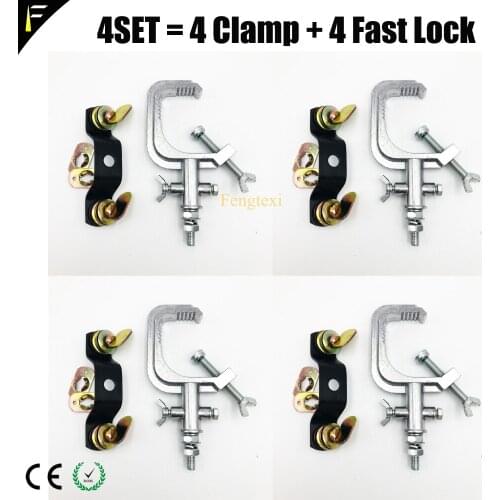 Quick Lock Theater Hook with Security Strap Locks Hook for Installing Projectors Lighting Moving Head Beam etc via Truss