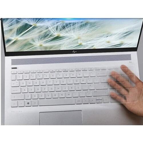 OVY Keyboard Covers for HP Envy 17t 17M 17-BS 17.3 15M-BP 15-BS 15-CB 15 15.6 inch Laptop Keyboards Clear TPU protective cover