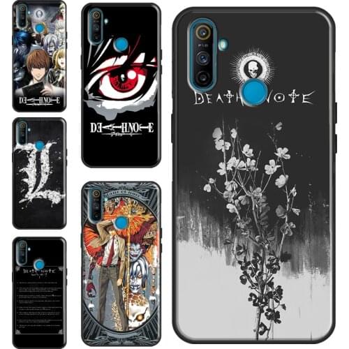 Death Note Comic Anime Cover For OnePlus 9R 8T Nord 7 8 9 Pro Case For Realme 8 Pro 6 7 Q3 C3 C11 C21 C15 GT Neo