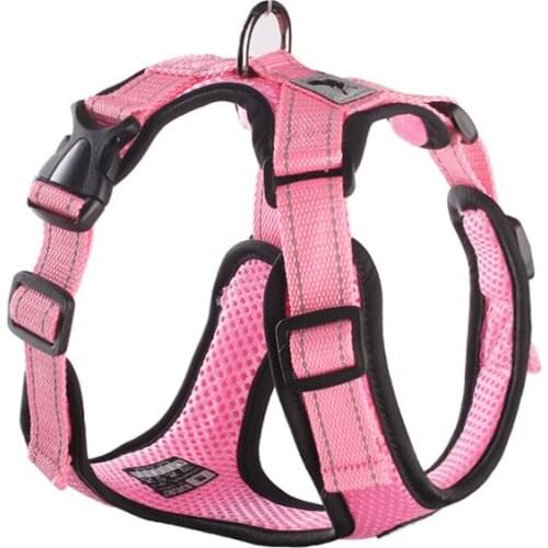 Breathable Puppy Vest No Pull Mesh Harness Reflective Harnesses Pet Chest Vest Adjustable Training Product For Small Medium Dogs