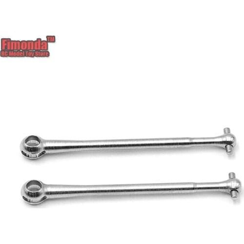 Fimonda for Wltoys 1/12 RC car 12428 12423 Auto parts 2PCS PTO shaft Rear center drive shaft / drive shaft PTO axis parts