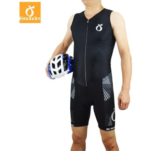Hot Summer Cycling Jersey Short Sleeve Cycling Skinsuit Unisex Triathlon Invisible Zipper Tights Conjoined Bicycle Clothing
