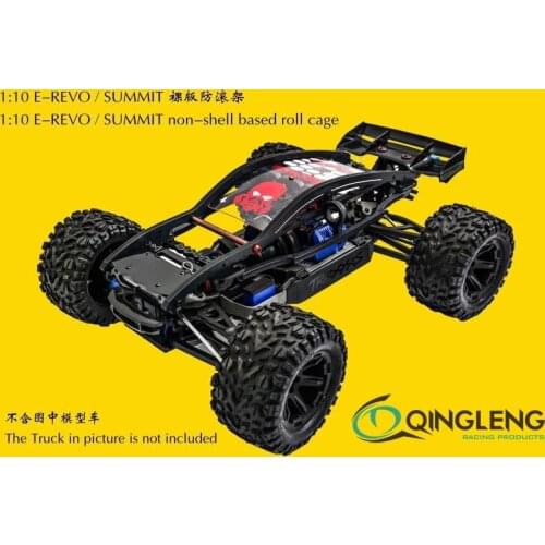 QINGLENG High strength and high toughness full nylon roll cage for 1/10 Traxxas E-REVO EREVO SUMMIT