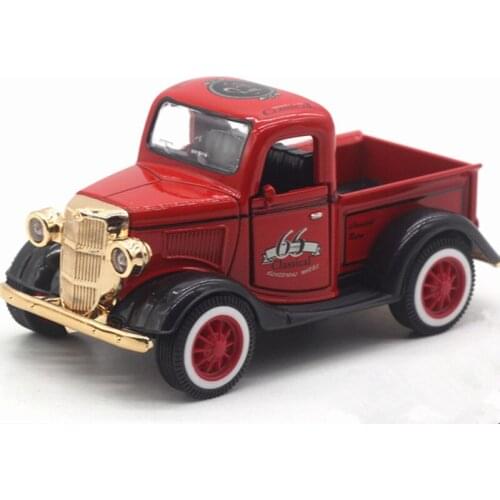 New High Simulation Exquisite Collection Toys Mini truck Car Styling Retro Pickup 1:36 Alloy Car Model Best Gift Collection Toys