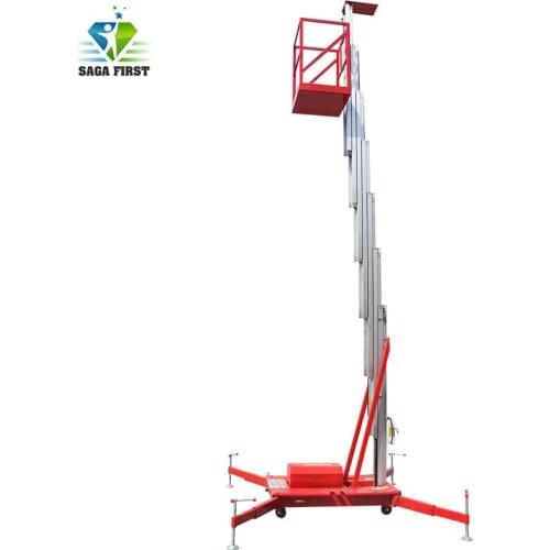 Portable Aluminium Hydraulic Mast Aerial Work Lift Platform