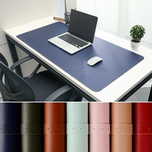 Portable Home Office Game Mouse Pad Resting Surface Protective dining Desk Writing Mat Easy Clean PU Leather Desk Mat laptop pad