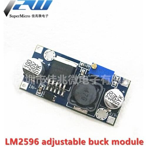 DC-DC Buck Module_LM2596 Module_3A Adjustable Voltage Regulator Module_12V to 5V Buck Module