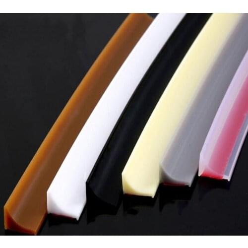Silicon Bathroom Water Stopper Self-adhesive Kitchen shower water blocker retaining Seal strip Door Bar Dry And Wet Separation