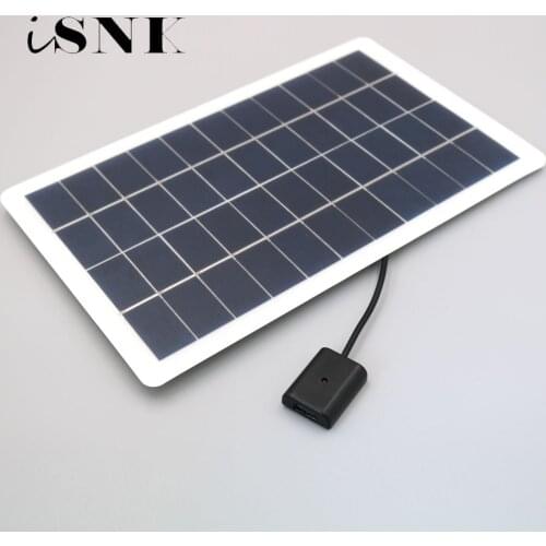 5V 7.5W Solar Panel Outdoor USB Battery Charger Climbing Fast Charger PET Solar Cell Tablet Generator Travel 5V 2A Regulator