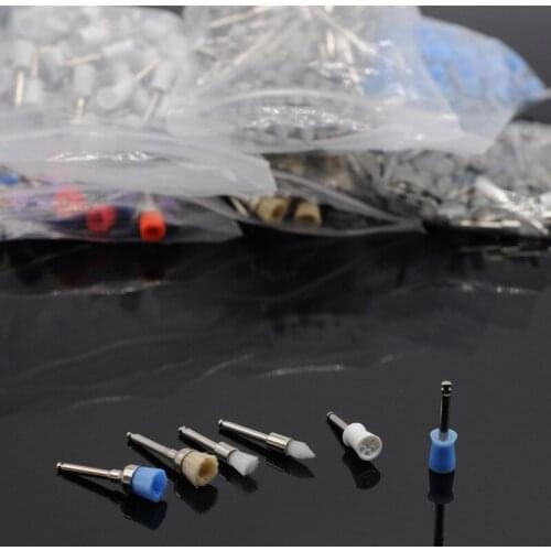 Dental Clinic Assorted Polisher Brush Wheel Latch Bowl Type Colorful For Dentist Lab
