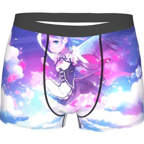 Re:Life in a different world from zero Anime Underpants Homme Panties Man Underwear Comfortable Shorts Boxer Briefs