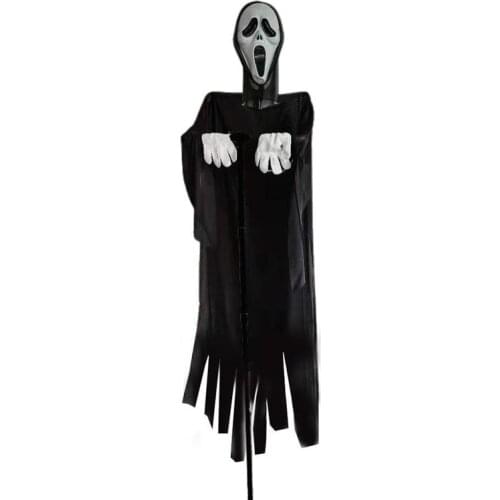 Halloween Ghostface Scream Scarecrow Ornaments Unisex Garden Unique Scary Hanging Grimace Skull Ghost Ornaments Scary Prop